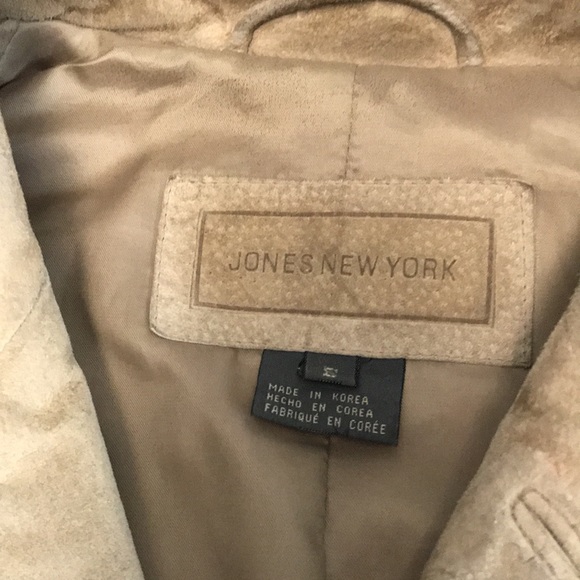 Mens Jones New York Vintage Suede Button Down Jacket/Blazer - Picture 3 of 15